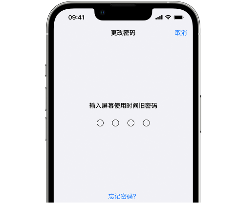 浉河iPhone屏幕维修分享iPhone屏幕使用时间密码忘记了怎么办 