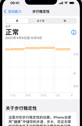 浉河iPhone手机维修如何在iPhone开启'步行稳定性通知'