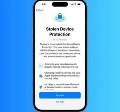 浉河苹果授权维修店分享被盗设备保护功能开启方法 