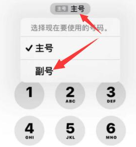 浉河苹果14维修店分享iPhone 14 Pro Max使用副卡打电话的方法 