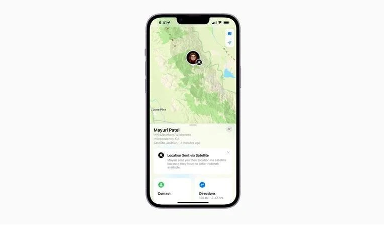 浉河苹果14维修分享iPhone14系列中 FindMy功能通过卫星分享位置方法教程 